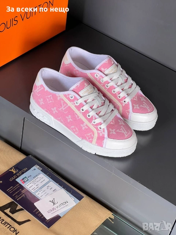 Louis Vuitton Дамски Розови Маратонки👟Дамски Спортни Обувки Код E1105, снимка 1