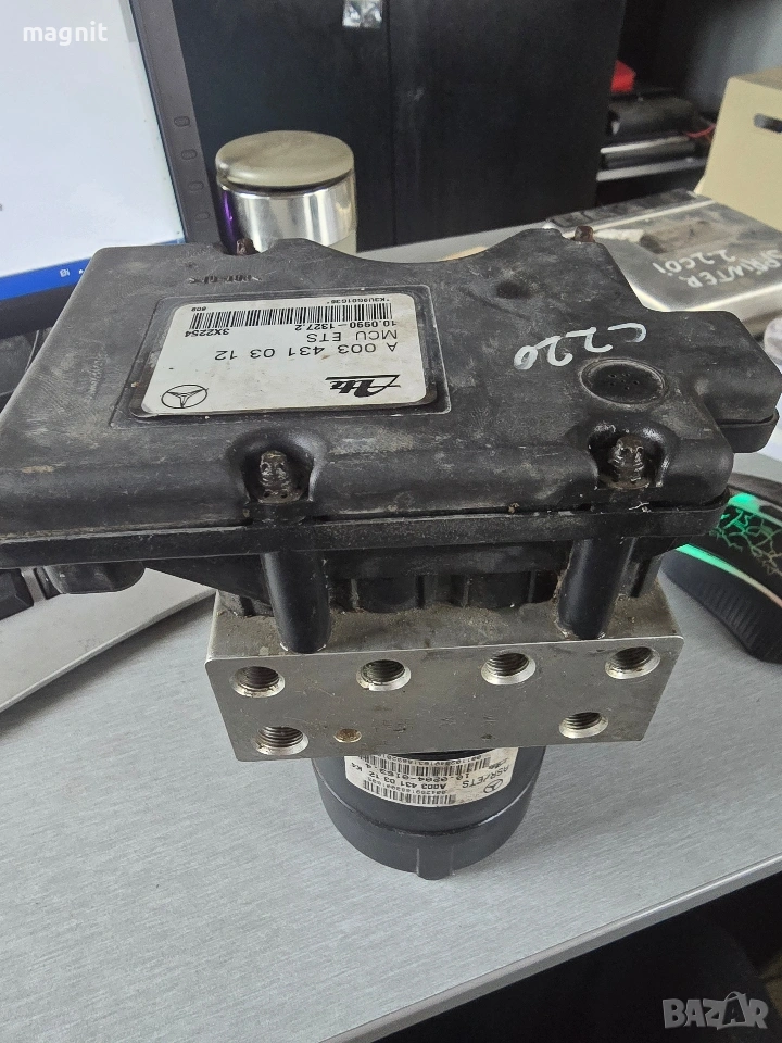 A0034310312 ABS помпа Mercedes SLK CLK A 003 431 70 12 Ate 10.0204-0163.4, снимка 1