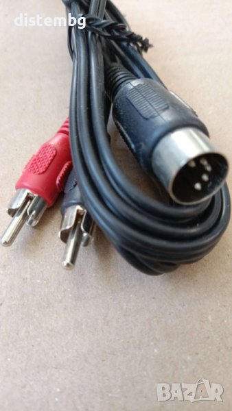 Аудио DIN към стерео чинч , снимка 1