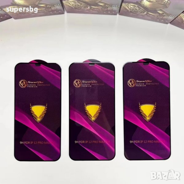 Ново поколение Стъклен протектор Golden Armor , OG Full Glue за Iphone 13, снимка 1