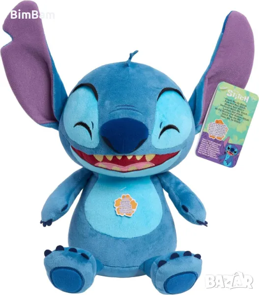 Оригинална плюшена смееща се играчка  Stitch / Стич - 28см. / Disney, снимка 1