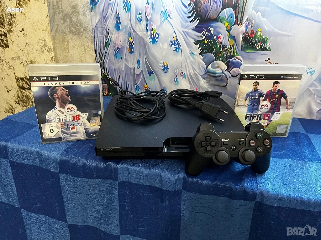 Продавам плейстейшън 3 с 2 игри , снимка 1