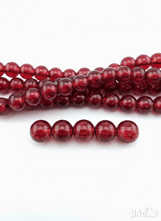 Стъклени Мъниста за Бижута 10мм 8мм 6 мм 4мм J279, снимка 1