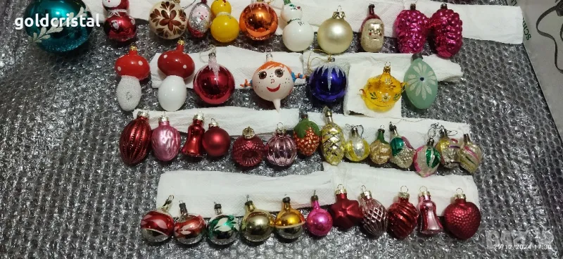 Стъклени играчки за елха , снимка 1