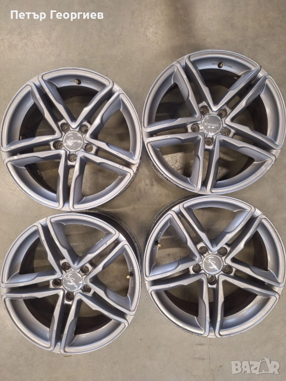 АЛУМИНИЕВИ ДЖАНТИ МЕРЦЕДЕС АУДИ ШКОДА ФОЛСВАГЕН/ -5x112х66.6-17цола, снимка 1