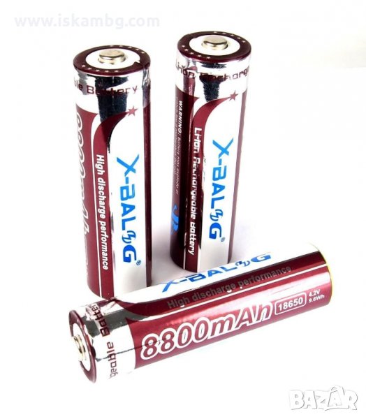 X-BALOG ПРЕЗРЕЖДАЕМА LI-ION БАТЕРИЯ 8800MAH 4.2V - код 18650, снимка 1