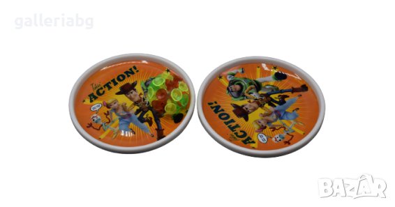 Детско фризби с героите от Играта на Играчките (Toy Story), снимка 1