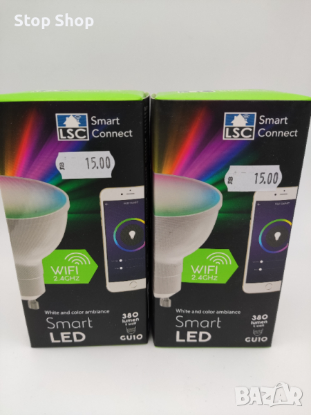 Smart led крушки смарт лед lsc gu10, снимка 1