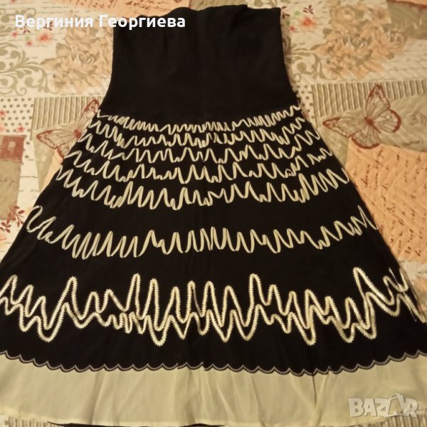  Рокля - бюстие от коприна , снимка 1