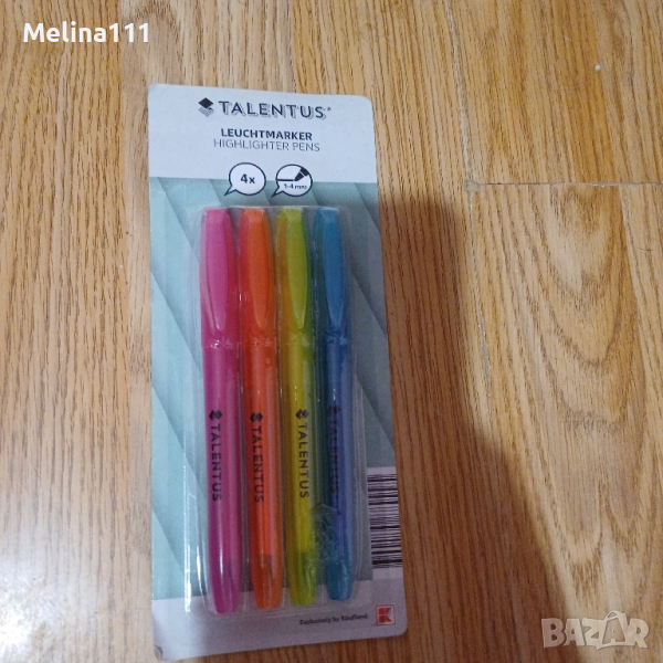 highlighter  4 бр маркери, снимка 1