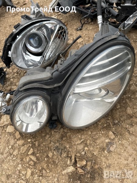 Ляв фар с забележки баласт пръскалка Мерцедес W211 5DC009060-00 Mercedes, снимка 1