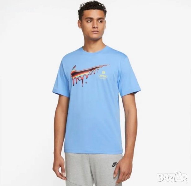 Мъжка тениска Nike Sportswear Heatwave University - размер S , снимка 1