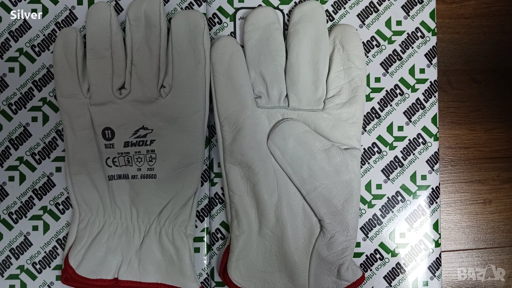 Нови кожени работни ръкавици BWOLF Solimana (размер 11), снимка 1