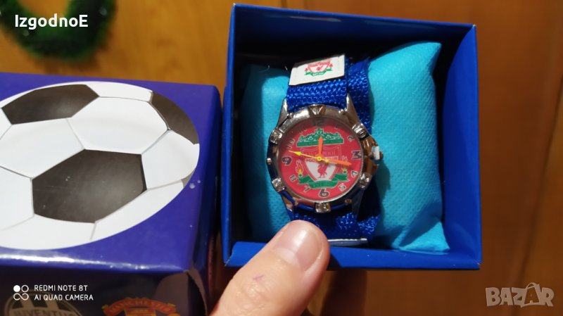 Футболни часовници Ливърпул, Манчестър Юнайтед, Арсенал, Барселона и други , снимка 1