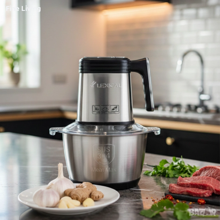 Lexical LCH-1946 електрически чопър – бързо и прецизно рязане с 3 скорости, снимка 1