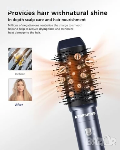 Нов Магически 6 в 1 Air Styler 1000W Сешоар Четка Къдрици Обем Жени Прическа, снимка 6 - Сешоари - 50636657