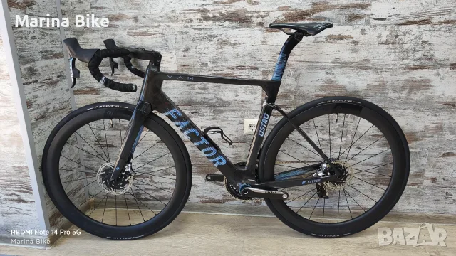 Карбонов аеро шосеен велосипед Factor Ostro Vam Disc SRAM Red AXS Capital 50 | 54, снимка 12 - Велосипеди - 55739723