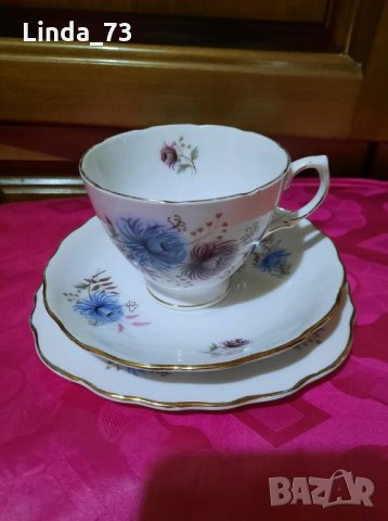 Троен сет за чай-"Royal Vale".Вмест.-200мл. Внос от Германия. , снимка 1