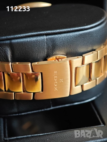 EDOX Les Bemonts Ultra Slim Automatic Rose Gold, снимка 7 - Мъжки - 52678944
