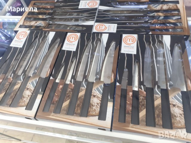 Комплект качествени ножове Master Chef , мастър шеф ножове 5броя, снимка 4 - Прибори за хранене, готвене и сервиране - 39346207