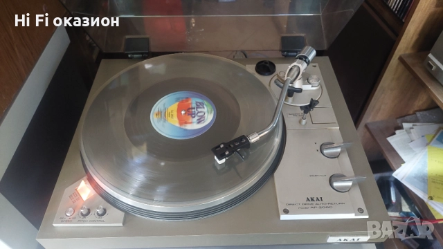 Грамофон AKAI AP-206C директ драйв, снимка 4 - Грамофони - 51755508