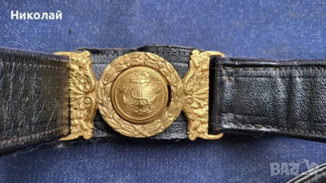 Офицерски Военноморски, флот колан от Шведската армия , снимка 2 - Антикварни и старинни предмети - 50305040