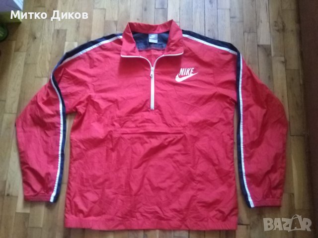 Nike Jacket Anorak Windbreaker марково като нова на Найк яке анорак леко размер Л, снимка 1 - Спортни дрехи, екипи - 42026825