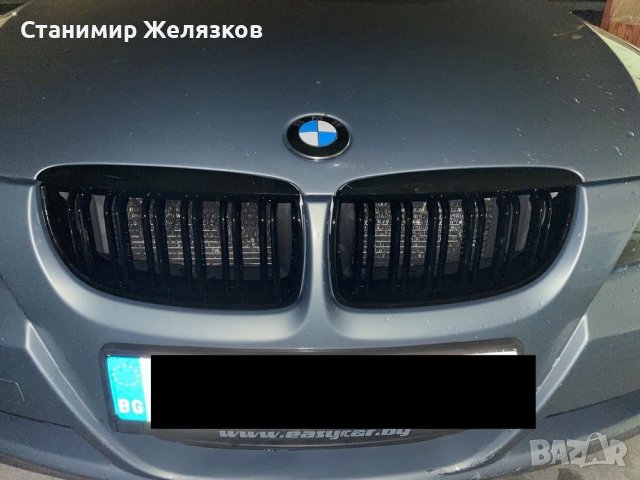 Двойни Бъбреци Решетки за BMW Е90/91 - 2005-2008 М3 визия БМВ Е90/91, снимка 5 - Части - 41912496