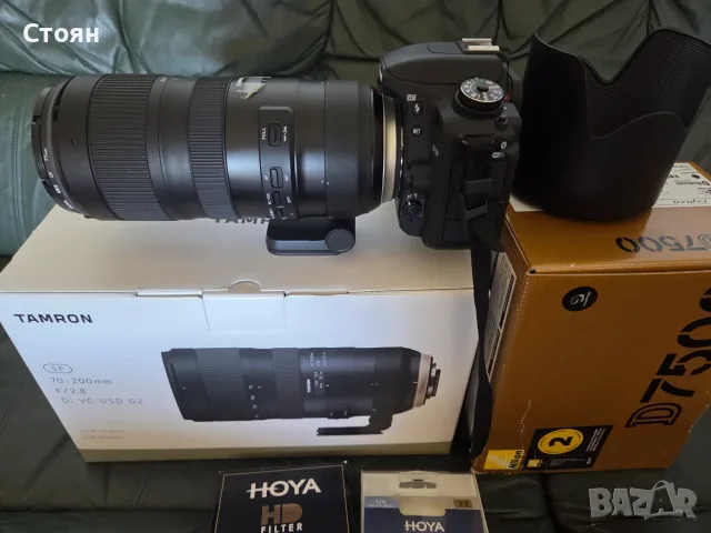 Nikon7500, Tamron SP 70-200mm f/2.8 Di VC USD G2, снимка 10 - Батерии, зарядни - 55960382