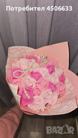 Вечен букет🩷, снимка 2 - Подаръци за жени - 53448117