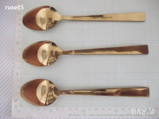 Лот от 3 бр. лъжици, снимка 4 - Прибори за хранене, готвене и сервиране - 49520800