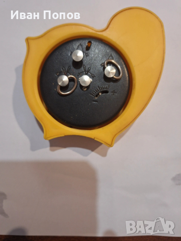 Будилник механичен, работи точно, Слава-пиле, СССР, снимка 2 - Антикварни и старинни предмети - 53748300