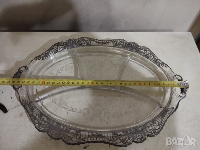 Кристален съд за сосове, снимка 6 - Други ценни предмети - 44312260