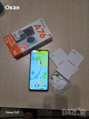 ZTE Blade A76 5G смартфон гаранционен, снимка 1