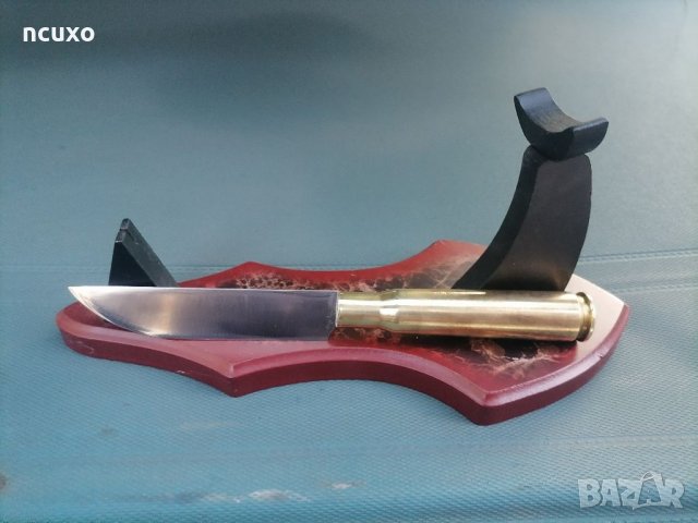 Нож с дръжка от гилза, снимка 4 - Ножове - 39642631