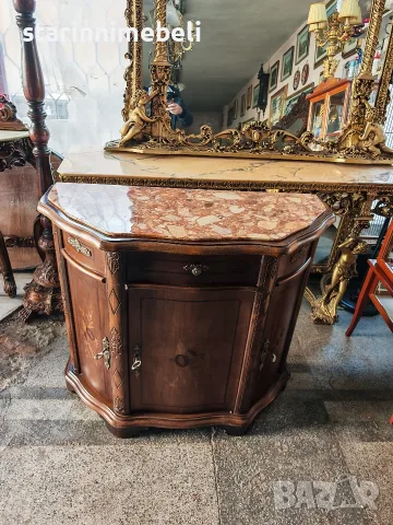 Антикварно шкафче, снимка 3 - Шкафове - 56367894