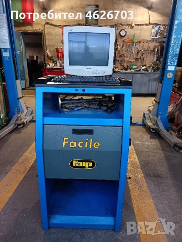 Стенд за регулиране на преден и заден мост 