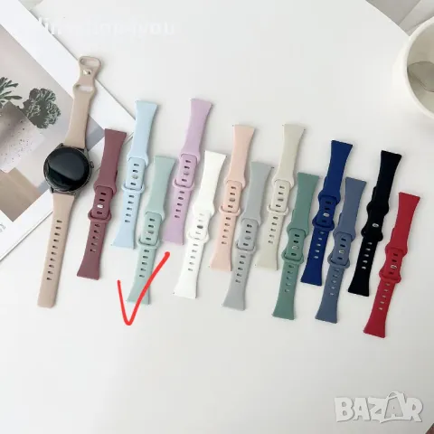 Тясна Силиконова Каишка за Huawei Watch GT5 41мм | GT4 41mm - (18мм), снимка 2 - Смарт гривни - 48138412
