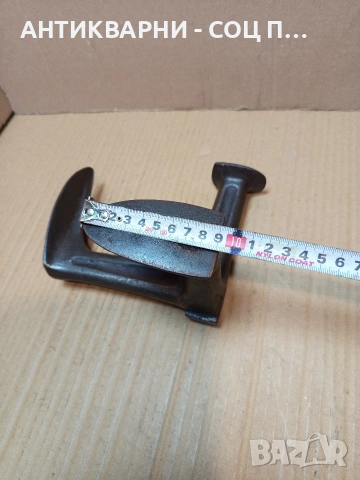 Соц Стара Обущарска Наковалня 2.200кг. НОМЕР 718., снимка 12 - Антикварни и старинни предмети - 53513641