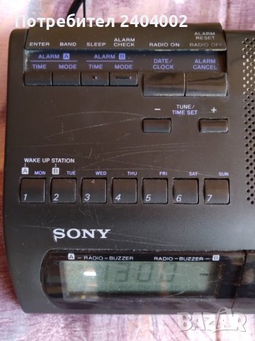 Радио часовник SONY ICF-C303, снимка 5 - Друга електроника - 39079956