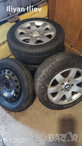 4 бр. гуми с джанти за БМВ е46 16 цола , снимка 1