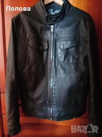 Промо!"Vera Pelle" естествена кожа мъжко яке, снимка 2 - Якета - 49631305