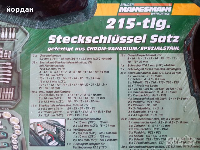 Оригинално гедоре Mannesmann 215 части в Индустриална техника в гр. Сливен  - ID38590643 — Bazar.bg