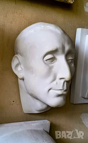 Гипсова Глава / Маска / Обущаря / Niccolo da Uzzano, снимка 3 - Други - 51236040