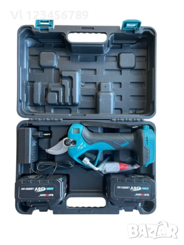 2.5" Акумулаторна Безчеткова Ножица с дисплей KraftMaster 36v 8Ah, снимка 3 - Градински инструменти - 53431457