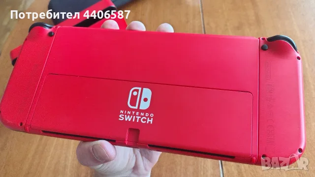 Nintendo Switch OLED Mario Red Limited Edition, снимка 4 - Nintendo конзоли - 56196473