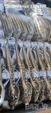 Ретро посребрени прибори за хранене , снимка 10 - Антикварни и старинни предмети - 50922689