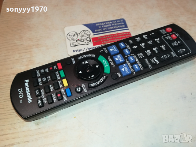 PANASONIC DVD REMOTE-ВНОС SWISS 0303241119, снимка 3 - Дистанционни - 44582716
