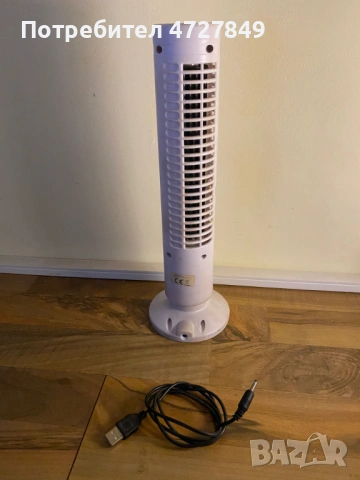 Спешно! Бял стоящ вентилатор – Чист и надежден, снимка 2 - Климатици - 53395716
