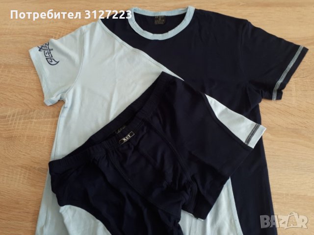 Комплект тениска и боксер, снимка 3 - Бельо - 34764070